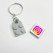 Load image into Gallery viewer, Build Your Own Brick Keyrings/keychains for - Corporate & Events - Square Format Logo