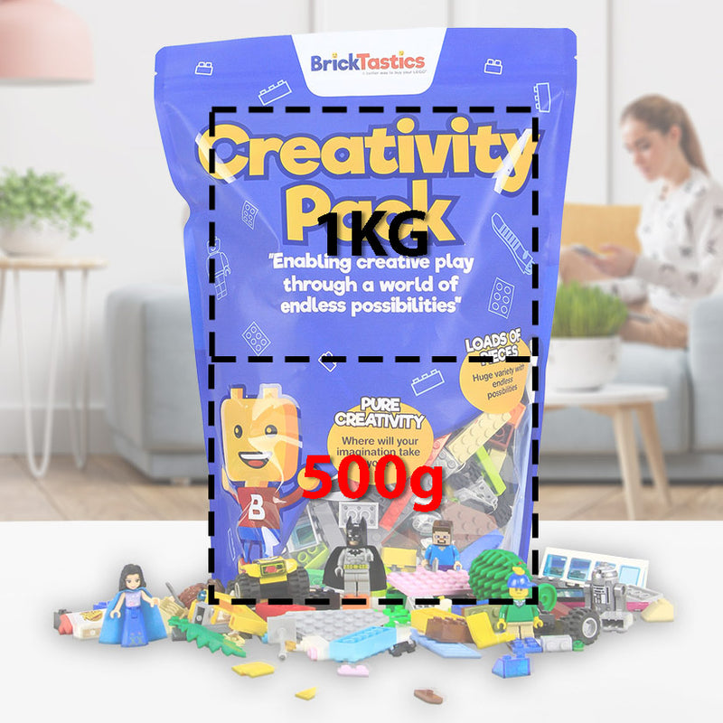 Vintage LEGO® (Pre-2000's)- 850pcs Creativity Packs – Rare Parts, Themes & Colours - Lucky-dip