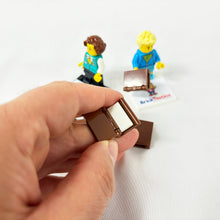 Load image into Gallery viewer, *Custom Upgrade* - Branded Book with Page Insert - Corporate Gift - Branded with your LOGO/ART - For use with LEGO® Minifigures