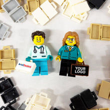 Load image into Gallery viewer, *Custom Upgrade* - Branded Briefcases - Corporate Gift - Branded with your LOGO/ART - For use with LEGO® Minifigures
