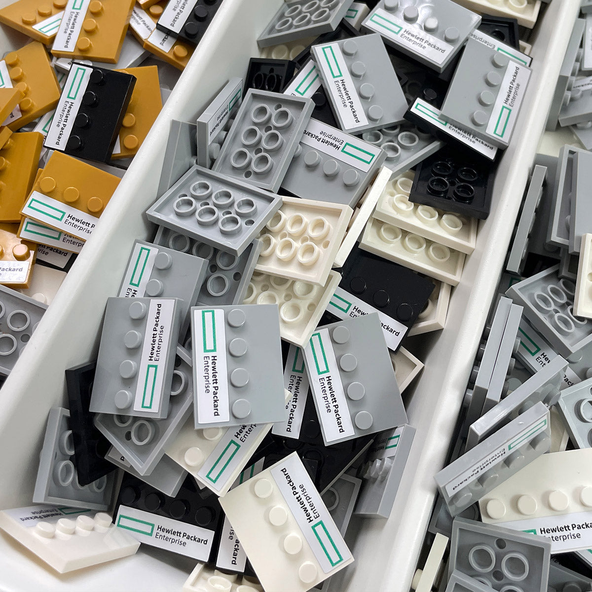 Branded Display Plates 3x4 - Fits LEGO® Minifigures, For Corporates & Events