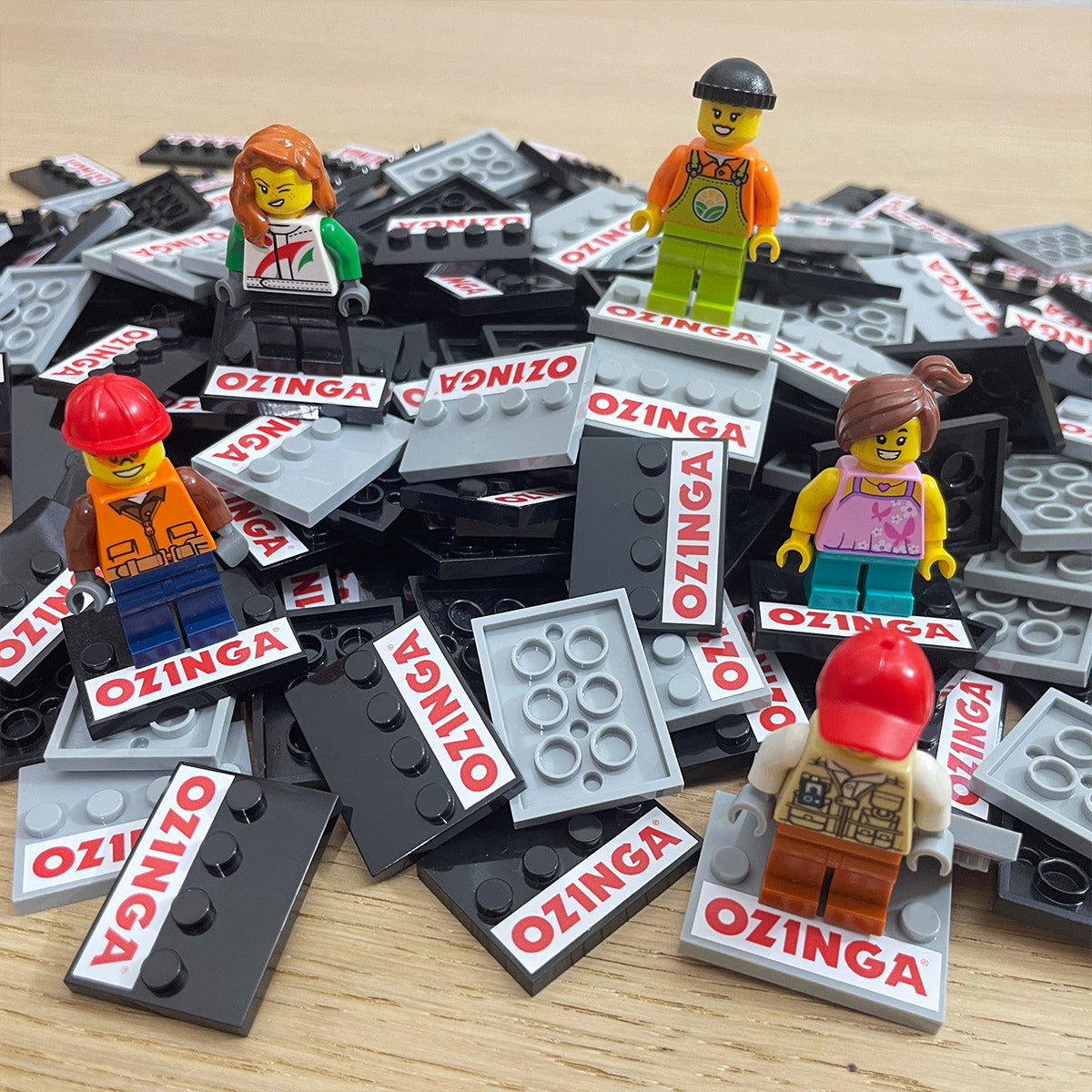 Branded Display Plates 3x4 - Fits LEGO® Minifigures, For Corporates & Events