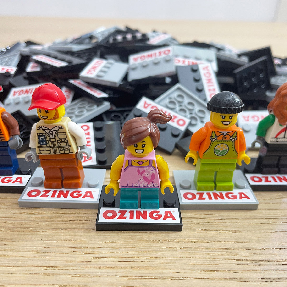 Branded Display Plates 3x4 - Fits LEGO® Minifigures, For Corporates & Events