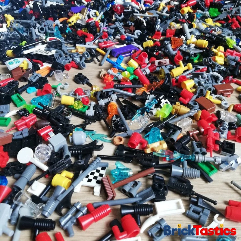 City Theme - Minifigure Accessories/Items Pack x25/50/100 Pcs