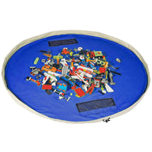 Load image into Gallery viewer, Heavy Duty - Portable Toy Storage Bag/Mat Cotton - LEGO® & Bricks Clean-up Solutions