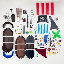 Load image into Gallery viewer, Pirates Themed Creativity Pack - 639pcs - Premium Selection - Unbranded Bricks