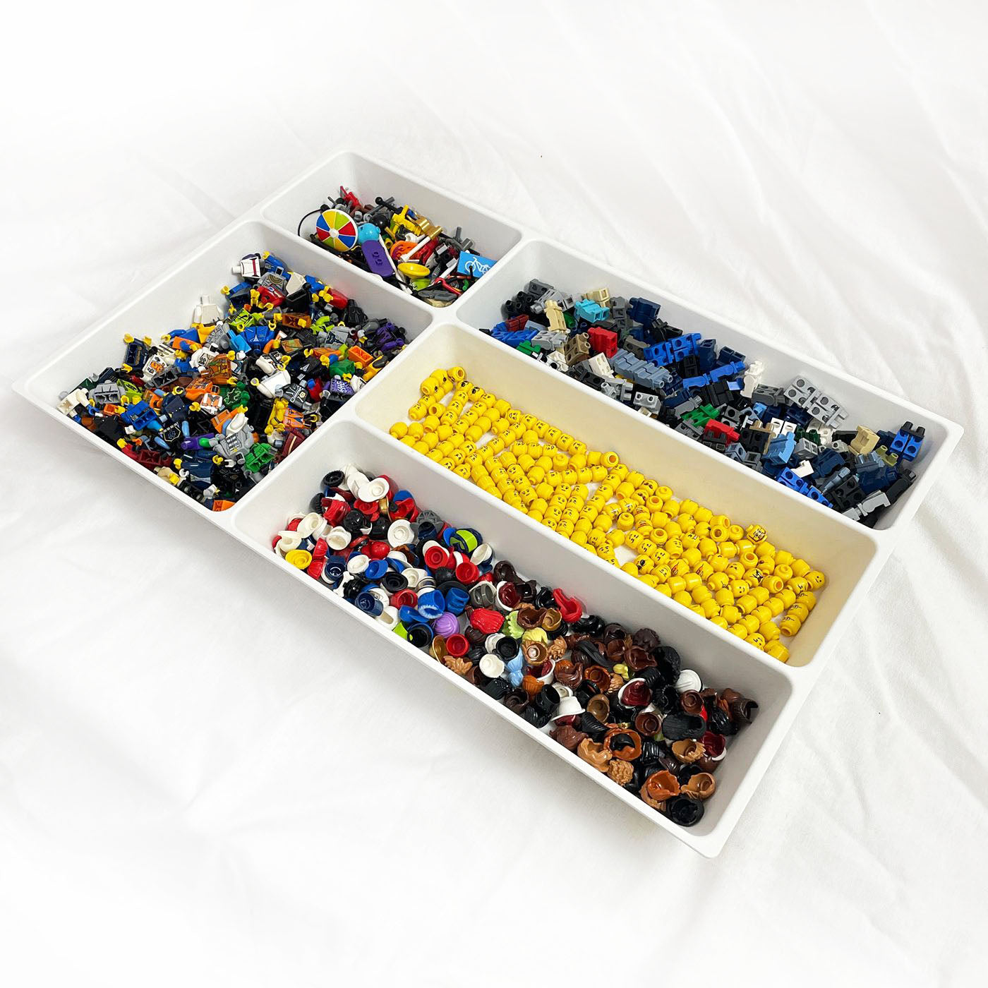 Build-A-Minifigure Package (x250 Minifigures of Parts) BULK For Tr