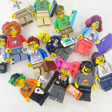 Load image into Gallery viewer, *Custom Upgrade* IT, TECH & Corporate Torso Decals - Printed & Applied to your build-a-figure package LEGO® Minifigures