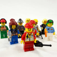 Load image into Gallery viewer, *Custom Upgrade* Industrial/Construction Worker Torso Decals - Printed & Applied to your build-a-figure package LEGO® Minifigures