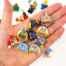 Load image into Gallery viewer, *Custom Upgrade* Industrial/Construction Worker Torso Decals - Printed & Applied to your build-a-figure package LEGO® Minifigures