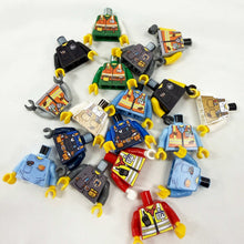 Load image into Gallery viewer, *Custom Upgrade* Industrial/Construction Worker Torso Decals - Printed & Applied to your build-a-figure package LEGO® Minifigures