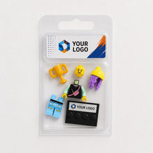 Load image into Gallery viewer, Corporate Gift Packaging - LEGO® Minifigure Clamshell Clear Packaging - Custom Branded With Your LOGO