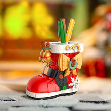 Load image into Gallery viewer, Stocking/SnowBoot Stationary Christmas Storage - Fun Desk Set