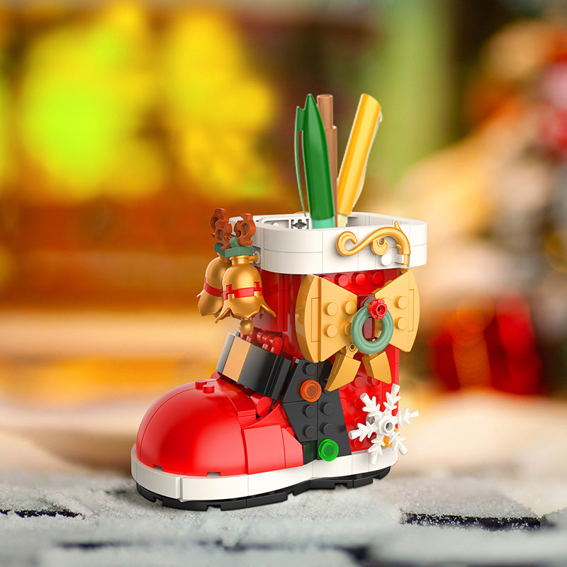 Stocking/SnowBoot Stationary Christmas Storage - Fun Desk Set