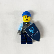 Load image into Gallery viewer, *Custom Upgrade* - Branded Shield - Corporate Gift - Branded with your LOGO/ART - For use with LEGO® Minifigures