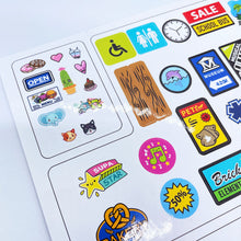 Load image into Gallery viewer, Sticker Sheet – Friends Inspired - Fits LEGO® Blocks