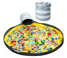 Load image into Gallery viewer, Building Bricks & Toy Storage Bag - Portable Easy Pack Up Design with Mat