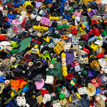 Load image into Gallery viewer, BULK PARTS (50 grams) - Lucky Dip Minifigure Creativity Packs – High Quality Used LEGO