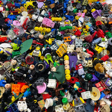 Load image into Gallery viewer, BULK PARTS (100 grams) - Lucky Dip Minifigure Creativity Packs – High Quality Used LEGO