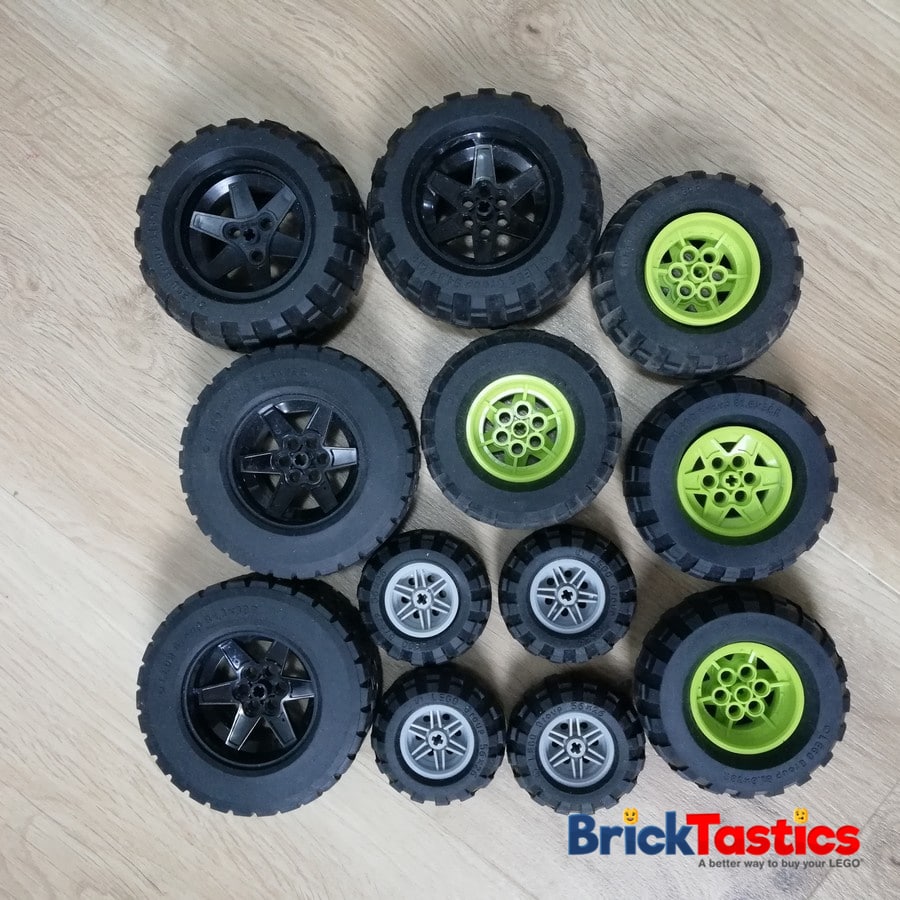 Wheels & Connectors Packs – High Quality Used LEGO
