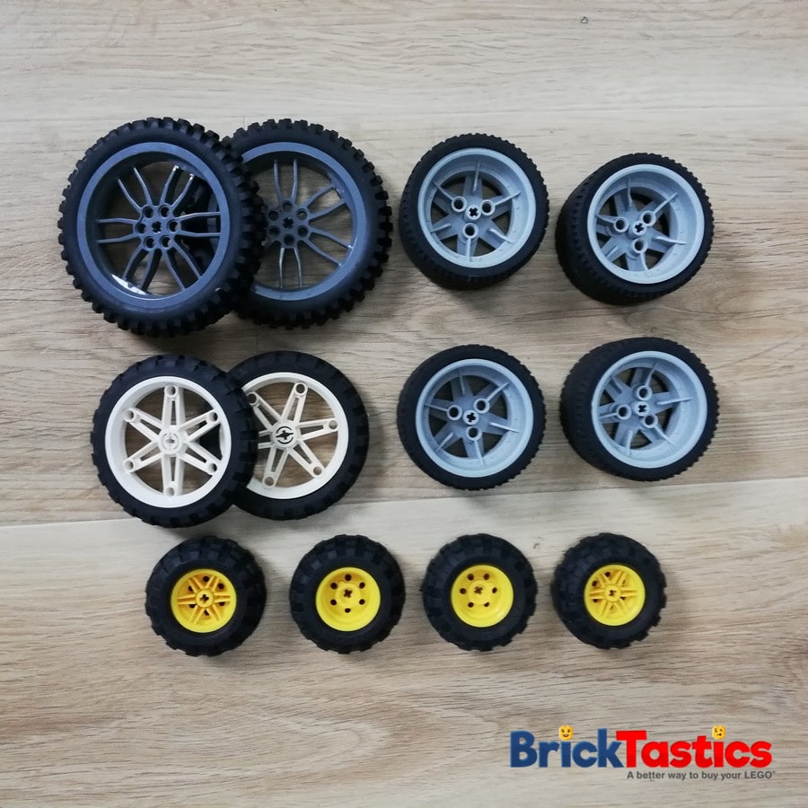 Wheels & Connectors Packs – High Quality Used LEGO