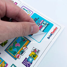 Load image into Gallery viewer, Sticker Sheet – Friends Inspired - Fits LEGO® Blocks