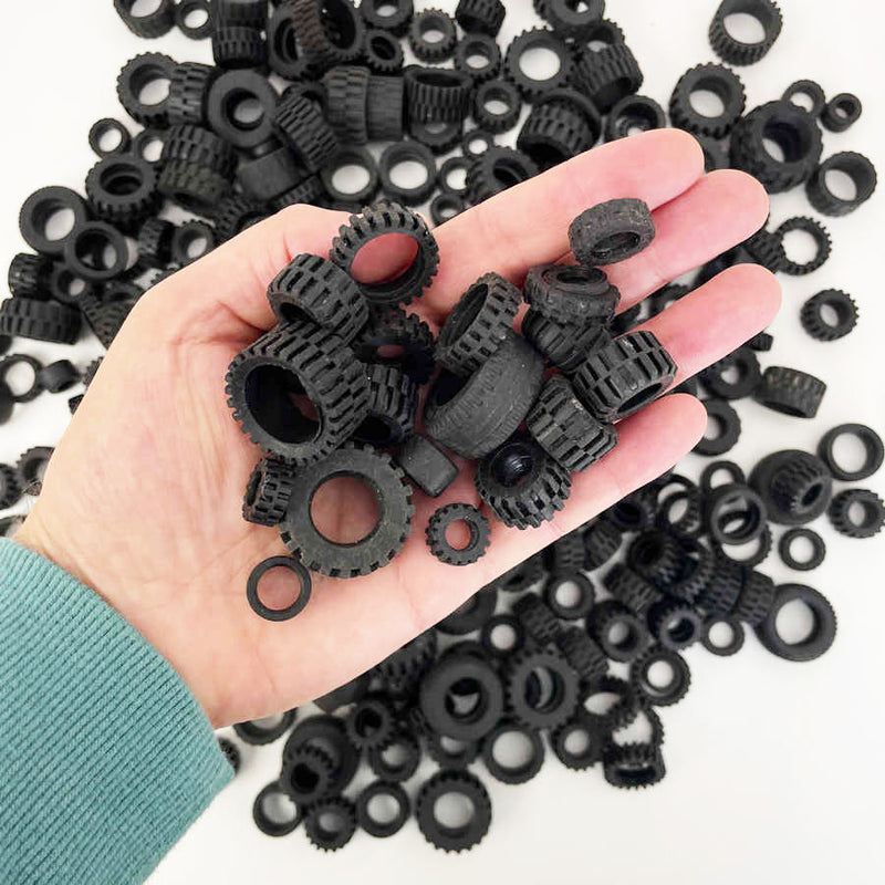 Wheel Tyre Packs (No Rims) – High Quality Used LEGO