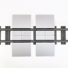 Load image into Gallery viewer, Train Railway Track Crossing x2 - Unbranded Bricks
