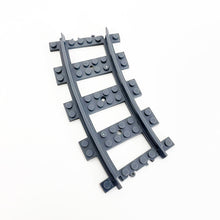 Load image into Gallery viewer, Train Tracks Railway Curved Section Piece x1 QTY - Unbranded Bricks