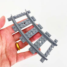 Load image into Gallery viewer, Train Tracks Railway Curved Section Piece x1 QTY - Unbranded Bricks