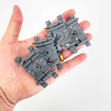 Load image into Gallery viewer, Train Tracks Flexible Railway Section Curve or Straight Pieces x4 QTY - Unbranded Bricks