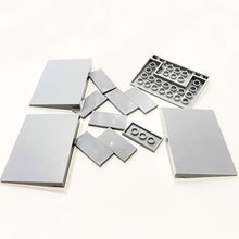 Load image into Gallery viewer, Train Railway Track Crossing x2 - Unbranded Bricks