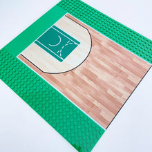 Load image into Gallery viewer, Basketball Court Printed 32x32 Stud - Unbranded Baseplate