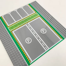 Load image into Gallery viewer, Printed Road Plates 32x32 Stud City Street Designs - Unbranded Baseplates