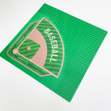 Load image into Gallery viewer, Baseball Printed 32x32 Stud - Unbranded Baseplate