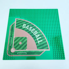 Load image into Gallery viewer, Baseball Printed 32x32 Stud - Unbranded Baseplate