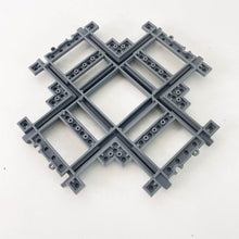 Load image into Gallery viewer, Train Tracks 4-way Crossing Junction - (One Piece) - Unbranded Bricks