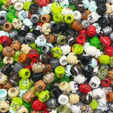 Load image into Gallery viewer, Minifigure Heads Multi-Coloured - bulk parts pack Qty x15 - Pre-loved LEGO®