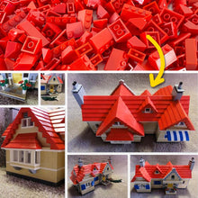 Load image into Gallery viewer, Roof Tiles - Slopes, Mixed Pack, for houses and architecture brick building - 250+pcs