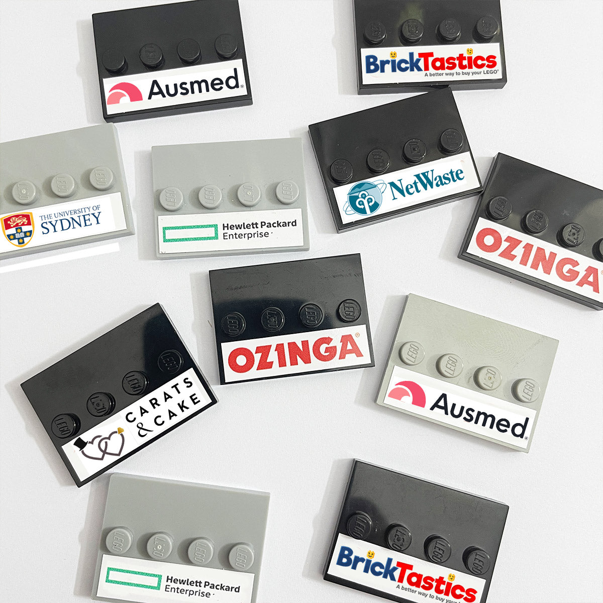 Branded LEGO® Minifigure Display Plates, For Corporates & Events