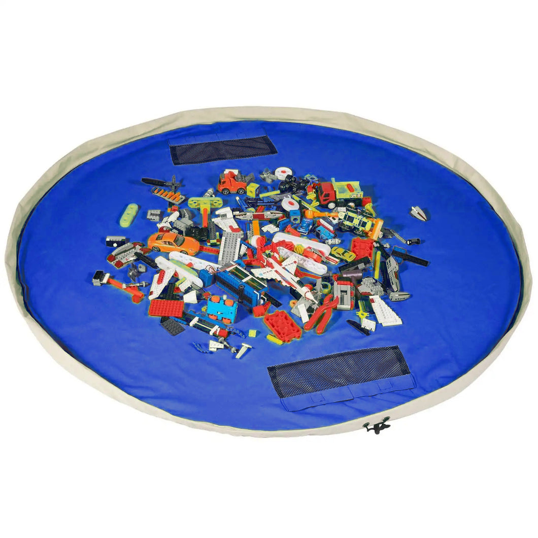 Heavy Duty - Portable Toy Storage Bag/Mat Cotton - LEGO® & Bricks Clean-up Solutions