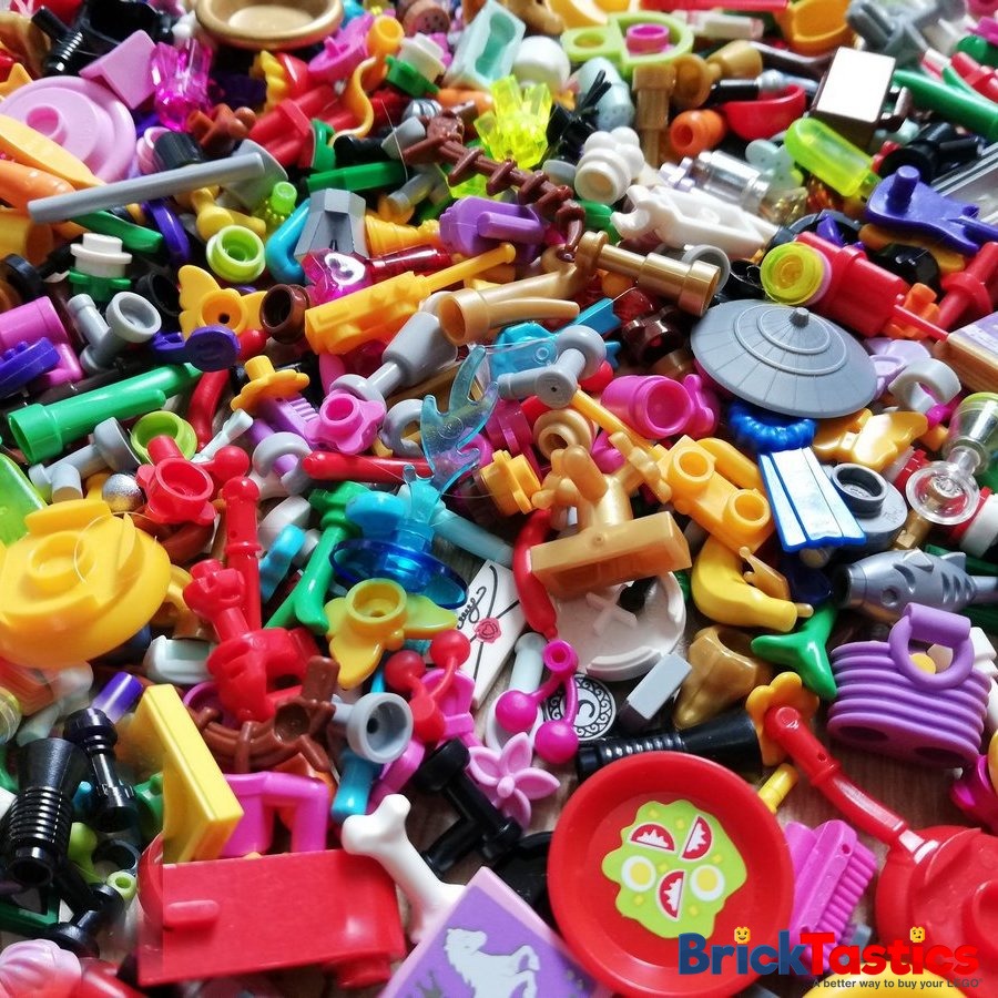 Friends Theme - Minifigure Accessories/Items Pack x25/50/100 Pcs