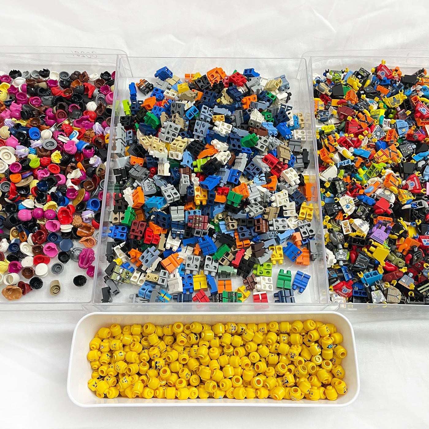 Build-A-Minifigure Package (x1000 Minifigures of Parts) - BULK - For Trade Shows, Events, Weddings, Birthdays and more