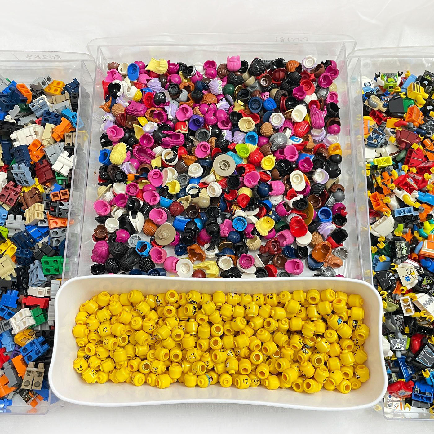 Build-A-Minifigure Package (x1000 Minifigures of Parts) - BULK - For Trade Shows, Events, Weddings, Birthdays and more