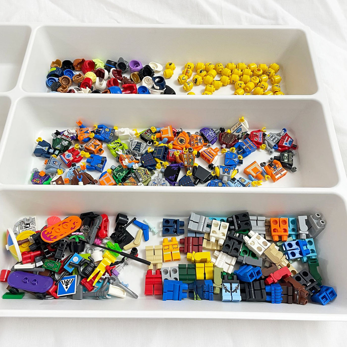 Build-A-Minifigure Pack (x50 Minifigures of Parts) - BULK - For Events, Weddings, Trade Shows, Birthdays and more