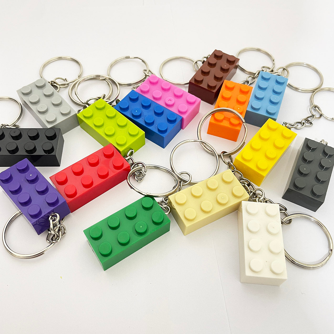 2X4 Basic Brick Key Chain - Corporate Gift - Branded with your