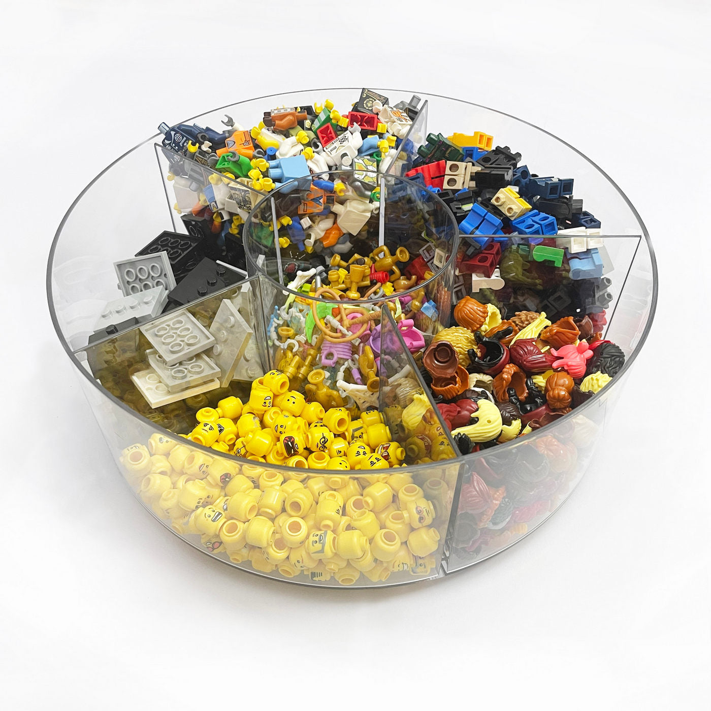 Clear Minifigure Event Storage Container - Holds 150 LEGO® Minifigures (approx 800+pcs) -