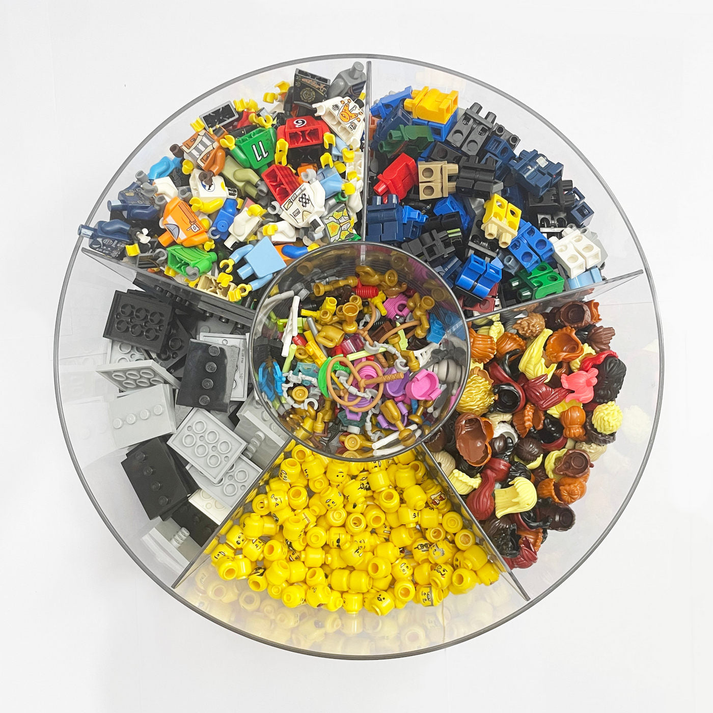 Clear Minifigure Event Storage Container - Holds 150 LEGO® Minifigures (approx 800+pcs) -