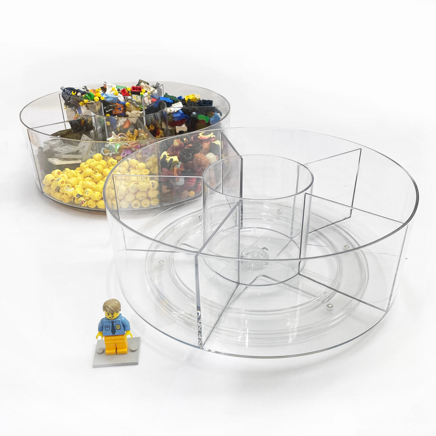 Clear Minifigure Event Storage Container - Holds 150 LEGO® Minifigures (approx 800+pcs) -