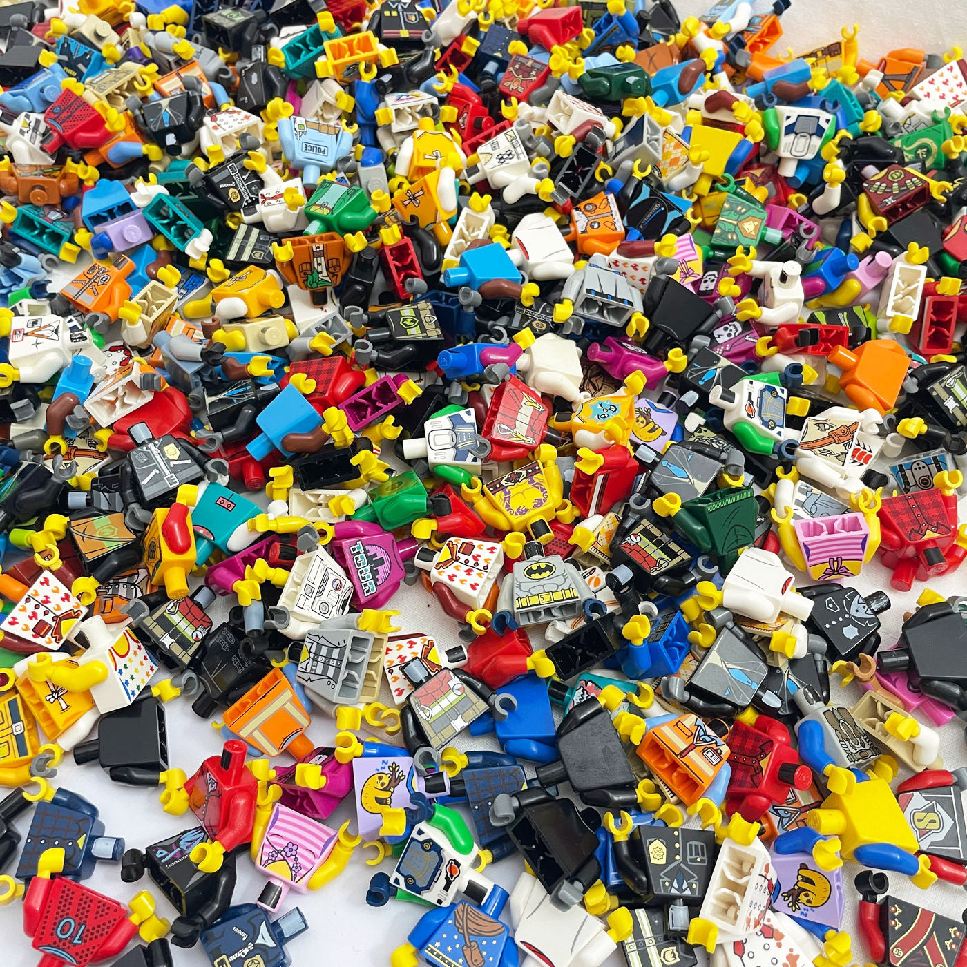 Minifigure Torso parts pack Qty x15, 30, 60pcs - Pre-loved LEGO®